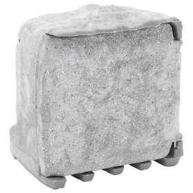 Outdoor plug with 4-way stake, gray stone appearance. by , wall sockets - Ref: Foro24-4010103, Price: 50,87 €, Discount: %