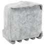 Outdoor plug with 4-way stake, gray stone appearance. by , wall sockets - Ref: Foro24-4010103, Price: 50,70 €, Discount: %