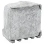 Outdoor plug with 4-way stake, gray stone appearance. by , wall sockets - Ref: Foro24-4010103, Price: 45,68 €, Discount: %