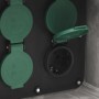 Outdoor plug with 4-way stake, gray stone appearance. by , wall sockets - Ref: Foro24-4010103, Price: 50,70 €, Discount: %