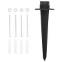 Outdoor plug with 4-way stake, gray stone appearance. by , wall sockets - Ref: Foro24-4010103, Price: 45,68 €, Discount: %