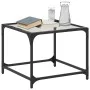 2 units of transparent glass and steel coffee tables 50x50x40 cm by , Coffee table - Ref: Foro24-845967, Price: 47,88 €, Disc...