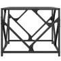 Stahl-Couchtisch mit transparenter Glasplatte 50x50x41 cm von , Couchtisch - Ref: Foro24-845992, Preis: 45,15 €, Rabatt: %