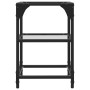 Coffee tables 2 units clear glass and steel 30x30x45 cm by , Coffee table - Ref: Foro24-845999, Price: 46,68 €, Discount: %
