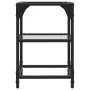 Coffee tables 2 units clear glass and steel 30x30x45 cm by , Coffee table - Ref: Foro24-845999, Price: 46,09 €, Discount: %
