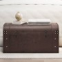 Chest with brown plywood latches 79.5x39.5x39.5 cm by , Storage trunks - Ref: Foro24-4010548, Price: 105,89 €, Discount: %