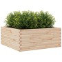 Solid pine wood planter 110x110x46 cm by , Pots and planters - Ref: Foro24-3282434, Price: 206,55 €, Discount: %
