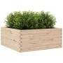 Solid pine wood planter 110x110x46 cm by , Pots and planters - Ref: Foro24-3282434, Price: 203,95 €, Discount: %