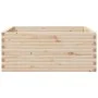Solid pine wood planter 110x110x46 cm by , Pots and planters - Ref: Foro24-3282434, Price: 203,95 €, Discount: %