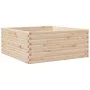 Solid pine wood planter 110x110x46 cm by , Pots and planters - Ref: Foro24-3282434, Price: 203,95 €, Discount: %