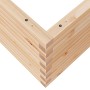 Solid pine wood planter 110x110x46 cm by , Pots and planters - Ref: Foro24-3282434, Price: 206,55 €, Discount: %