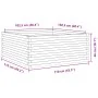 Solid pine wood planter 110x110x46 cm by , Pots and planters - Ref: Foro24-3282434, Price: 203,95 €, Discount: %