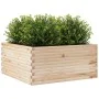 Massive Holzblumenkasten aus Kiefer 100x100x46 cm von , Töpfe und Pflanzgefäße - Ref: Foro24-3282429, Preis: 185,86 €, Rabatt: %