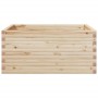 Massive Holzblumenkasten aus Kiefer 100x100x46 cm von , Töpfe und Pflanzgefäße - Ref: Foro24-3282429, Preis: 188,26 €, Rabatt: %