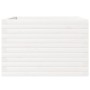 Jardinera madera maciza de pino blanco 70x70x46 cm de , Maceteros y jardineras - Ref: Foro24-3282415, Precio: 164,08 €