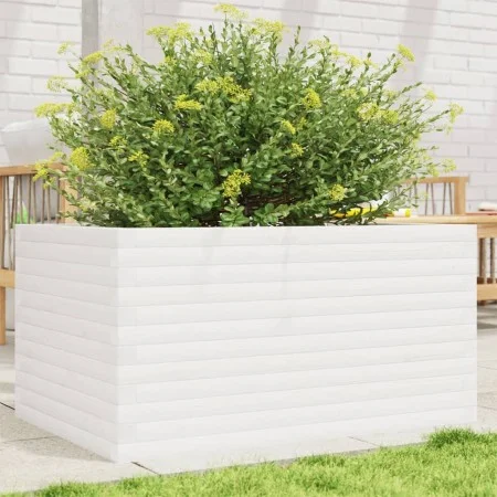 Massive Blumenkasten aus weißer Kiefer 90x60x46 cm von , Töpfe und Pflanzgefäße - Ref: Foro24-3282455, Preis: 174,35 €, Rabat...