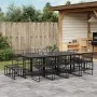 13-piece black synthetic rattan garden dining set by , Garden sets - Ref: Foro24-3295045, Price: 674,20 €, Discount: %