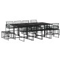 13-piece black synthetic rattan garden dining set by , Garden sets - Ref: Foro24-3295045, Price: 683,12 €, Discount: %