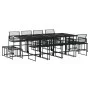 13-piece black synthetic rattan garden dining set by , Garden sets - Ref: Foro24-3295045, Price: 674,20 €, Discount: %