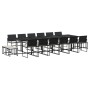 Set de muebles jardín 17 pzas con cojines ratán sintético negro de , Conjuntos de jardín - Ref: Foro24-3295072, Precio: 927,6...
