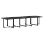 Set de muebles jardín 17 pzas con cojines ratán sintético negro de , Conjuntos de jardín - Ref: Foro24-3295072, Precio: 927,6...