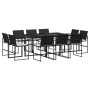 11-piece garden dining set with black synthetic rattan cushions by , Garden sets - Ref: Foro24-3295064, Price: 571,82 €, Disc...