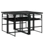 5-piece garden furniture set with black synthetic rattan cushions by , Garden sets - Ref: Foro24-3295058, Price: 269,66 €, Di...