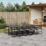 11-piece garden dining set with black synthetic rattan cushions by , Garden sets - Ref: Foro24-3295011, Price: 748,45 €, Disc...