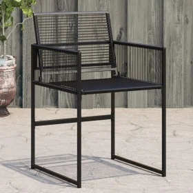Gartenstühle 4 Stück Kunststoff-Rattan Schwarz von , Gartenstühle - Ref: Foro24-4008578, Preis: 172,99 €, Rabatt: %