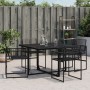 Garden chairs 4 units black synthetic rattan by , Garden chairs - Ref: Foro24-4008578, Price: 175,20 €, Discount: %