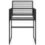 Gartenstühle 4 Stück Kunststoff-Rattan Schwarz von , Gartenstühle - Ref: Foro24-4008578, Preis: 175,20 €, Rabatt: %