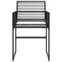Sillas de jardín 4 unidades ratán sintético negro de , Sillas de jardín - Ref: Foro24-4008578, Precio: 128,09 €, Descuento: %