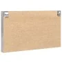 Engineered wood display case in concrete gray, 100x8.5x58 cm by , Shelves and shelves - Ref: Foro24-847943, Price: 46,88 €, D...
