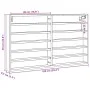 Engineered wood display case in concrete gray, 100x8.5x58 cm by , Shelves and shelves - Ref: Foro24-847943, Price: 46,88 €, D...