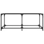 Glass and steel coffee table, 98.5x50x40 cm by , Coffee table - Ref: Foro24-845978, Price: 43,54 €, Discount: %