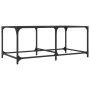 Mesa de centro superficie de vidrio acero 98,5x50x40 cm de , Mesas de centro - Ref: Foro24-845978, Precio: 44,13 €