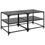 Zwei schwarze Couchtische mit Glasplatte, 50x50x45 cm. von , Couchtisch - Ref: Foro24-846009, Preis: 71,27 €, Rabatt: %