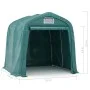 Green PVC storage garage tent 2.4x2.4 m by vidaXL, Tents and gazebos - Ref: Foro24-3056431, Price: 460,05 €, Discount: %