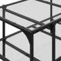 Mesa de centro superficie de vidrio acero 98,5x50x45 cm de , Mesas de centro - Ref: Foro24-846042, Precio: 68,24 €, Descuento: %