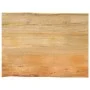 Massivholz-Tischplatte mit natürlicher Kante aus Mangoholz 70x60x2,5 cm. von , Tischplatten - Ref: Foro24-370715, Preis: 54,6...