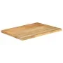 Solid mango wood natural edge table top 70x60x2.5 cm by , Table tops - Ref: Foro24-370715, Price: 54,66 €, Discount: %