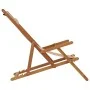 Faltbarer Strandstuhl aus massivem Eukalyptusholz und taupefarbenem Stoff. von , Gartenstühle - Ref: Foro24-366561, Preis: 91...