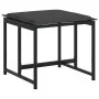 Juego de comedor de jardín 13 pzas con cojines textileno negro de , Conjuntos de jardín - Ref: Foro24-3295085, Precio: 600,56...