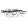 Gartenspeiseset 11-teilig mit weißen Textilene-Kissen. von , Gartensets - Ref: Foro24-3295091, Preis: 690,26 €, Rabatt: %