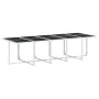 Gartenspeiseset 11-teilig mit weißen Textilene-Kissen. von , Gartensets - Ref: Foro24-3295091, Preis: 690,26 €, Rabatt: %