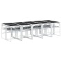 Gartenspeiseset 11-teilig mit weißen Textilene-Kissen. von , Gartensets - Ref: Foro24-3295091, Preis: 690,26 €, Rabatt: %
