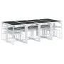 Garten-Essgruppe, 13-teilig, mit weißen Textilene-Kissen. von , Gartensets - Ref: Foro24-3295100, Preis: 594,69 €, Rabatt: %