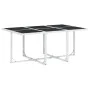 Gartenspeiseset 11-teilig mit weißen Textilene-Kissen. von , Gartensets - Ref: Foro24-3295109, Preis: 537,11 €, Rabatt: %