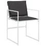 Gartenspeiseset 11-teilig mit weißen Textilene-Kissen. von , Gartensets - Ref: Foro24-3295109, Preis: 537,11 €, Rabatt: %