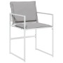 Gartensitzgruppe 9-teilig mit weißen Textilene-Kissen. von , Gartensets - Ref: Foro24-3295093, Preis: 418,91 €, Rabatt: %